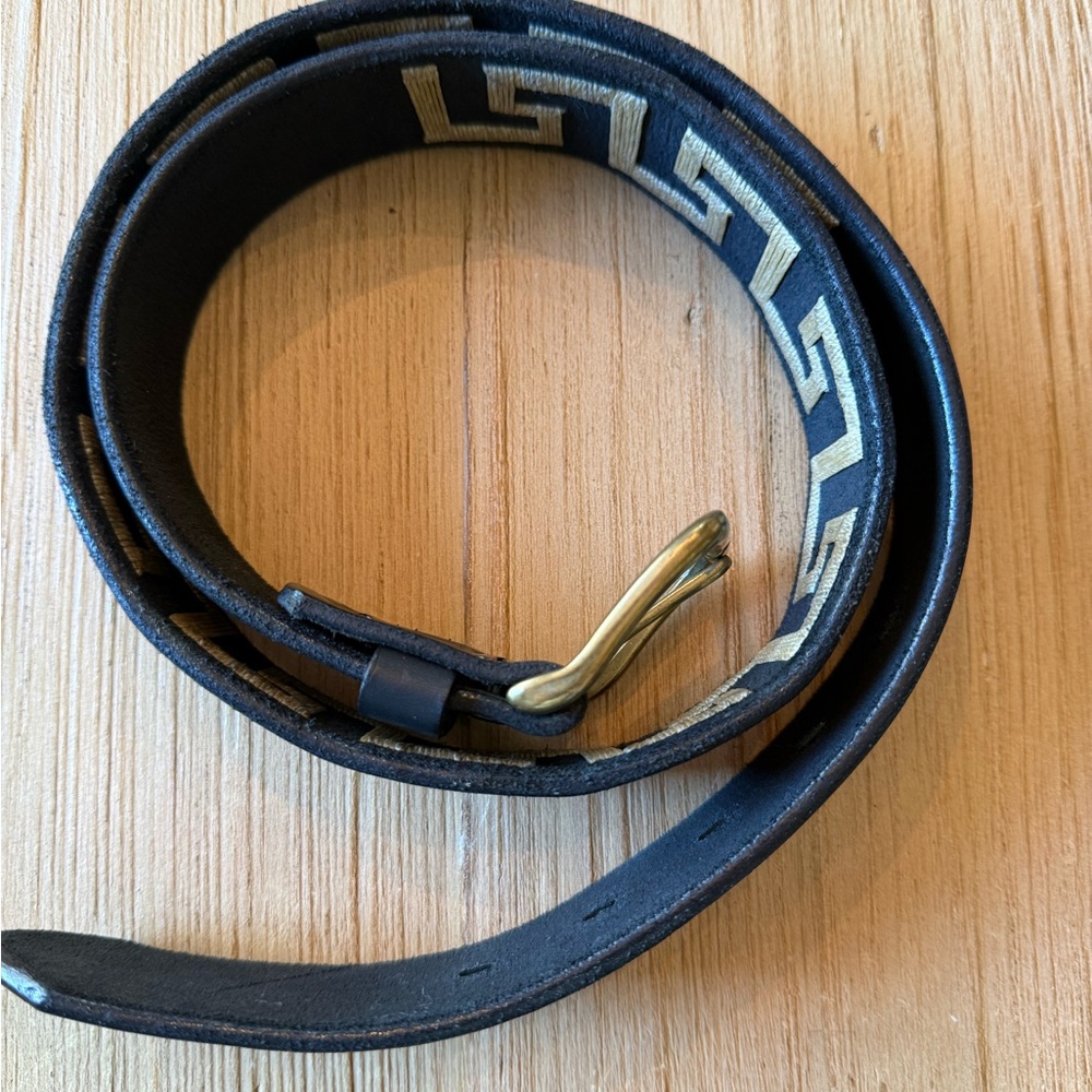 Elegant Black and Gold Women's Belt